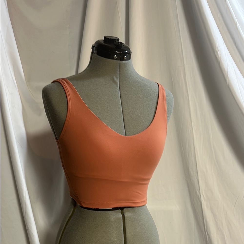 Women's Coral V-Line Sleeveless Top